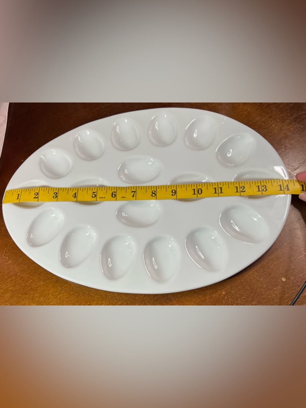 Threshold porcelain deviled egg tray from Target 18 count - Picture 7 of 7